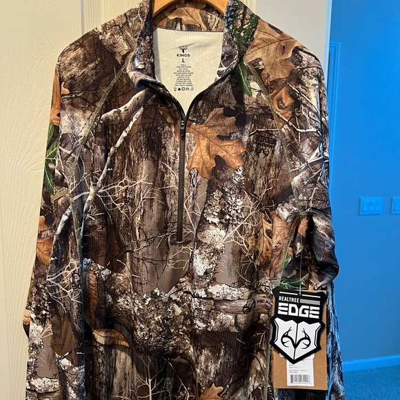 Kings XKG Elevation 1/4 Zip dry quick real tree edge camouflage - Picture 8 of 16